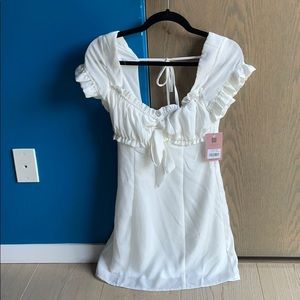 Tiger mist summer puff sleeve dress